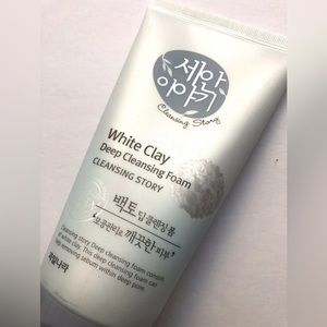 [Cleansing Story] White Clay Deep Cleansing Foam 5.19 Oz/150ML - Made In Korea